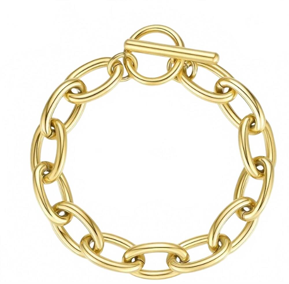 NEW KATIE RAE COLLECTION women's links bracelet in gold